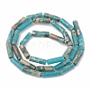 Chips Synthetic Aqua Terra Jasper Beads Strands X-G-S322-005A-1-2