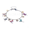 304 Stainless Steel Butterfly Jewelry Sets SJEW-JS01089-2