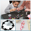 300Pcs 3 Colors Opaque Acrylic Beads SACR-WR0001-03-5