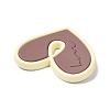 Heart Alloy Spray Painted Pendants LS-PALLOY-P243-01C-3