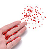 Baking Paint Glass Seed Beads SEED-S001-K20-4