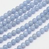 Natural Angelite Beads Strands G-L411-18-6m-1