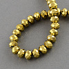 Electroplate Glass Bead Strands EGLA-R080-12mm-02-2
