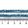 Electroplate Transparent Glass Beads Strands LS-EGLA-A035-T3mm-A12-4