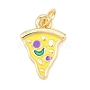 Brass Enamel Pendants KK-B168-01G-01-1