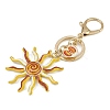 Alloy Enamel Pendant Keychains KEYC-Z007-02G-2