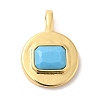 Brass with Cubic Zirconia Pendants KK-K339-01G-05-1