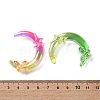 Transparent UV Plating Acrylic Beads X-PACR-D288-27-3