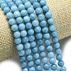 Natural Malaysia Jade Beads Strands G-L645-A01-6mm-15-3