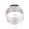 304 Stainless Steel Ring Base Findings STAS-N122-02A-P-3