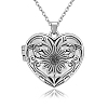 Alloy Heart Pendant Necklaces PW-WG44253-01-1