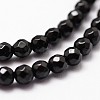 Natural Black Onyx Beads Strands G-G736-14A-4mm-3