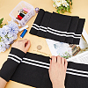 Polyester Elastic Ribbing Fabric for Cuffs DIY-WH0028-96B-3