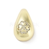 Rack Plating Brass Micro Pave Clear Cubic Zirconia Pendants KK-H474-18G-12-1