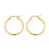 Ion Plating(IP) 304 Stainless Steel Hoop Earrings X-EJEW-N0016-11G-C-4