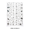 Laser Hot Stamping Nail Art Stickers Decals MRMJ-R088-33-R086-01-2