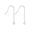 316 Surgical Stainless Steel Earring Hooks STAS-E027-02B-P-1