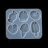 Ice Cream/Cake/Donut Pendant DIY Silicone Mold X1-DIY-K073-09C-4
