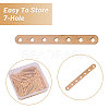 200Pcs Iron Spacer Bar FIND-CA0009-73LG-4