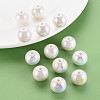 Opaque Acrylic Beads X-MACR-S370-D16mm-01-2