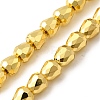 Electroplate Glass Beads Strands EGLA-F166-08-2