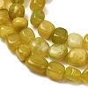 Natural Korea Olive Jade Nuggets Beads Strands G-T150-A02-04-3