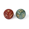 Opalite & Natural Unakite & Green Aventurine & Sodalite & Red Jasper & Quartz Crystal & Indian Agate Dice Sets G-T143-29M-2