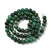 Natural Emerald Quartz Beads Strands G-D470-12B-2