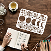 Plastic Reusable Drawing Painting Stencils Templates DIY-WH0202-258-3
