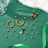 50Pcs 316 Surgical Stainless Steel Rhinestone Spacer Beads STAS-UN0063-78-2