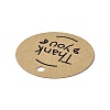 Thank You Theme Kraft Paper Jewelry Display Paper Price Tags CDIS-K004-01D-4