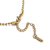 Ion Plating(IP) 304 Stainless Steel Ball Chain Necklace X-NJEW-D045-03G-3