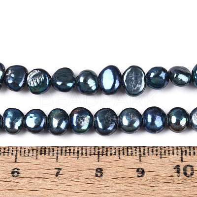 Natural Cultured Freshwater Pearl Beads Strands PEAR-I004-01C-1