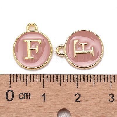 Golden Plated Alloy Enamel Charms LS-ENAM-S118-07F-1