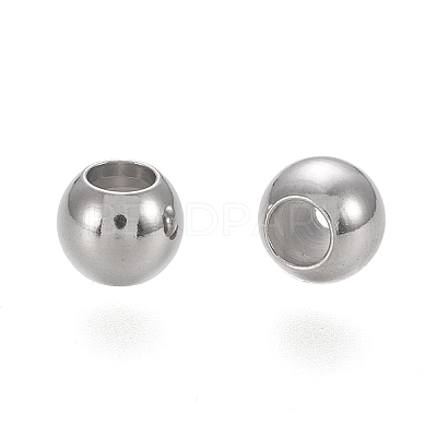 202 Stainless Steel Beads X-STAS-K204-02D-P-1