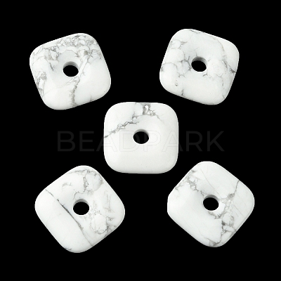 Natural Howlite Pendants GG-D003-B02-15-1