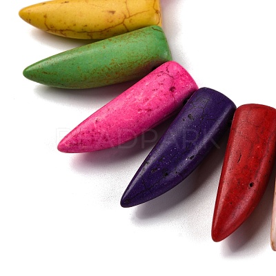 Synthetic Turquoise Beads Strands G-C147-22B-1