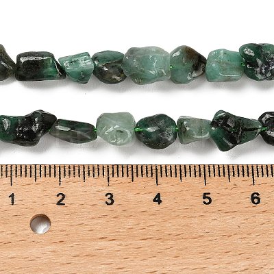 Natural Emerald Beads Strands G-P497-01E-15-1