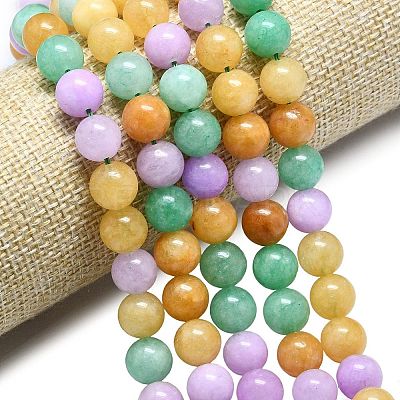 Natural Malaysia Jade Beads Strands G-L645-A01-8mm-34-1