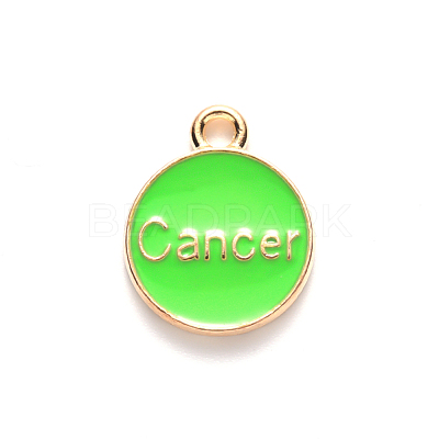 Alloy Enamel Pendants X-ENAM-S124-01A-06D-1