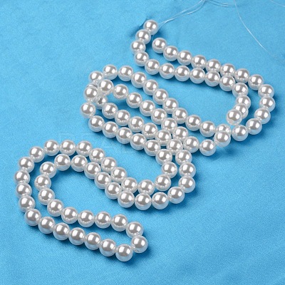 ABS Plastic Imitation Pearl Round Beads MACR-S789-14mm-01-1