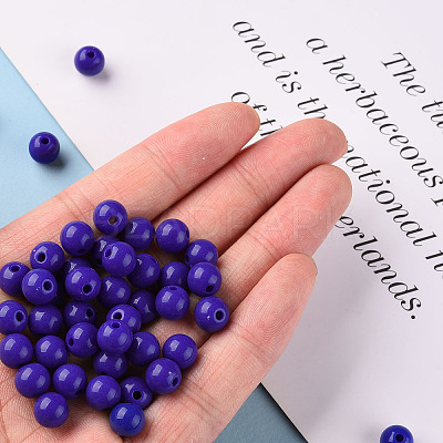 Opaque Acrylic Beads X-MACR-S370-C8mm-A36-1