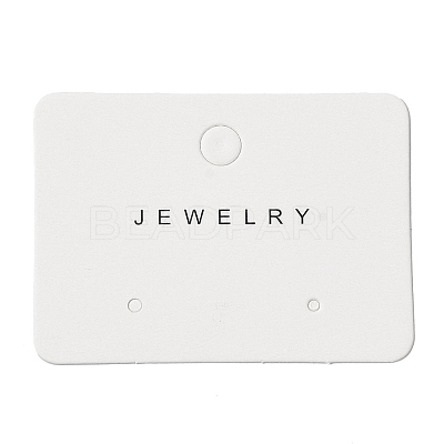 Paper Jewelry Display Cards with Hanging Hole CDIS-M005-27-1