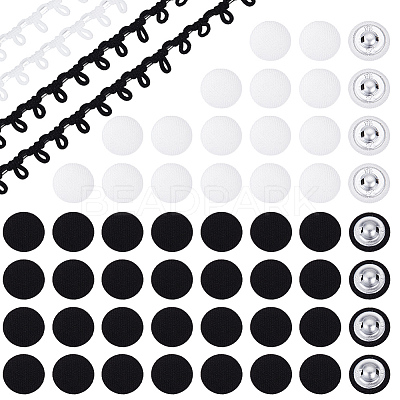 Cloth Shank Buttons DIY-GA0007-84-1