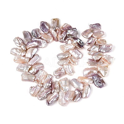 Natural Baroque Keshi Pearl Beads PEAR-S022-04D-1
