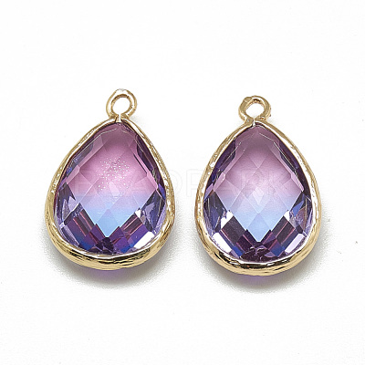 Glass Pendants X-GLAA-Q068-12A-01-1