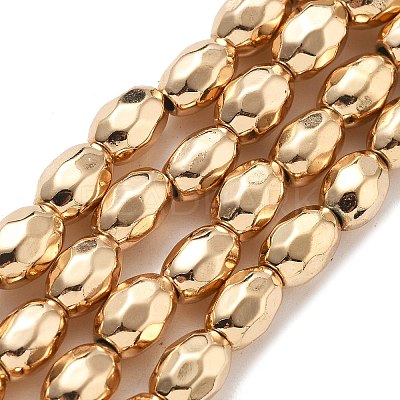 Synthetic Magnetic Hematite Beads Strands G-P518-07KCG-1