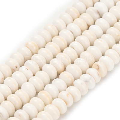 Natural Magnesite Beads Strands G-Z110-B08-2x4mm-1