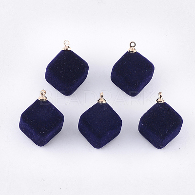 Flocky Acrylic Pendants FIND-T046-30-03-1