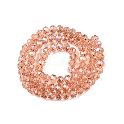 Electroplate Glass Beads Strands EGLA-A044-T6mm-A21-1